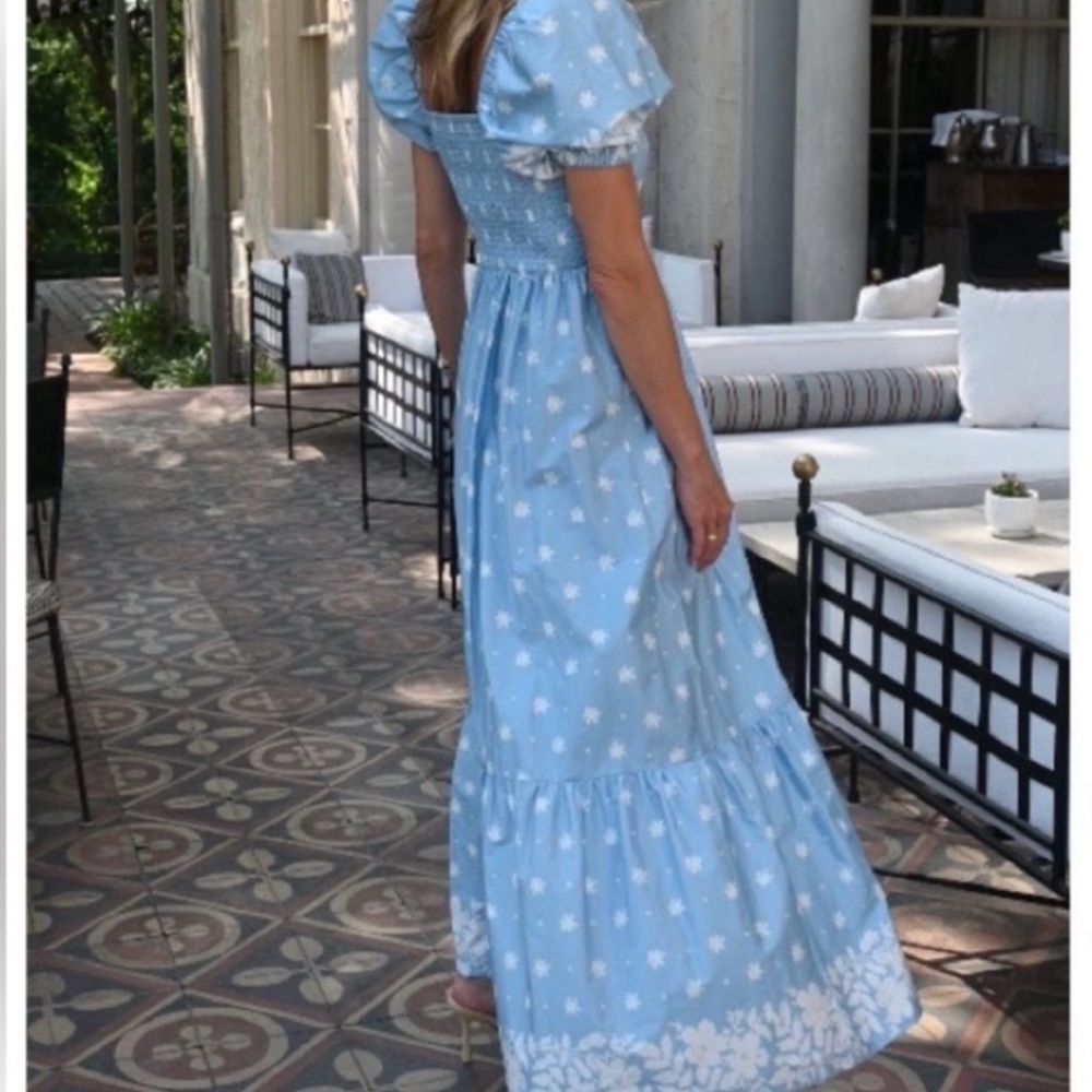 Mason's Daughter Blue puff sleeve maxi dress - Picture 5 of 8